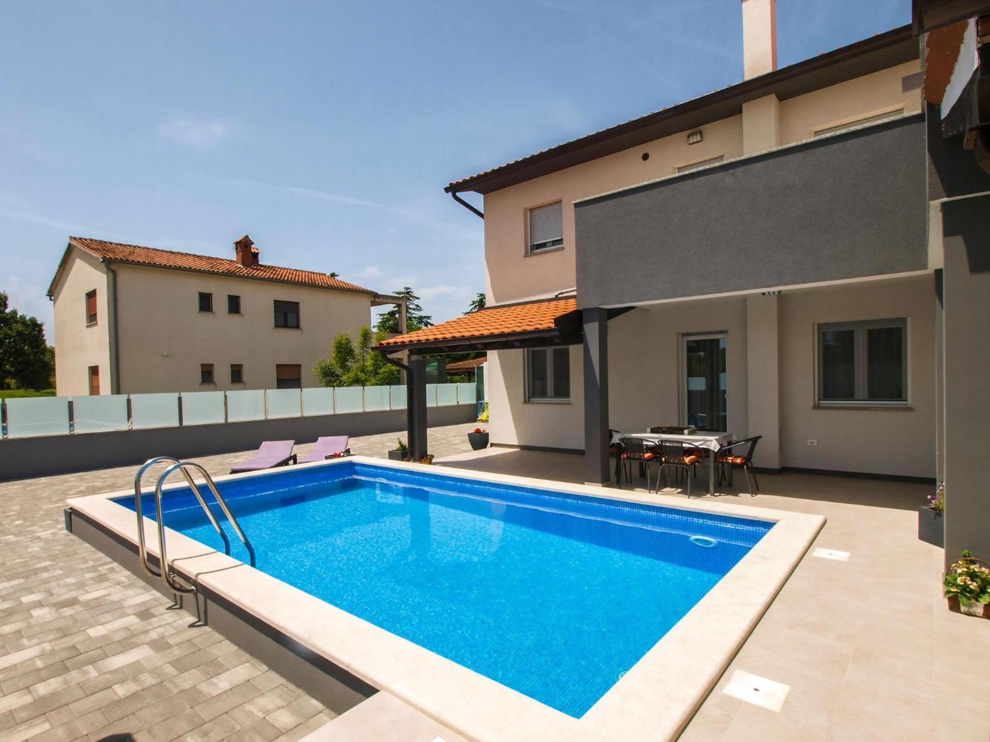 Wohnung Mit Grill, Pool Und Terrasse Štinjan Exterior foto